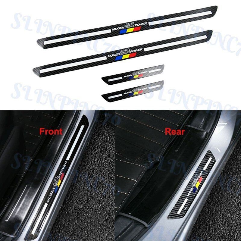 4PCS Car Door Sill Protector for Honda，Self-Adhesive Carbon  Fiber Tape Anti Scratch Car Door Edge Entry Guards Stickers，Car Door Steps  Covers Scratch Pad Protective Films (DSP-02) : Automotive