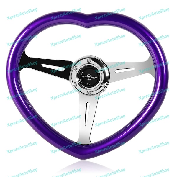 Purple Heart Steering Wheel Etsy