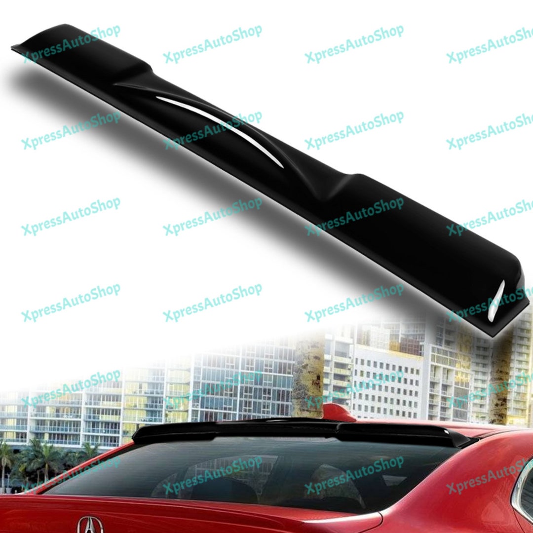 Black for 2015 2016 2017 2018 2019 2020 Acura TLX ABS Plastic Rear