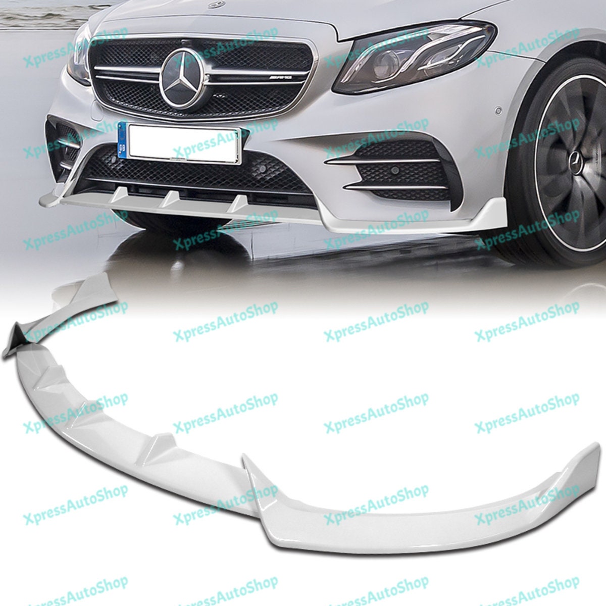 For BENZ 01-07 W203 C-Sedan Tuning SL Type Front Grille Shiny Black Chrome  Color