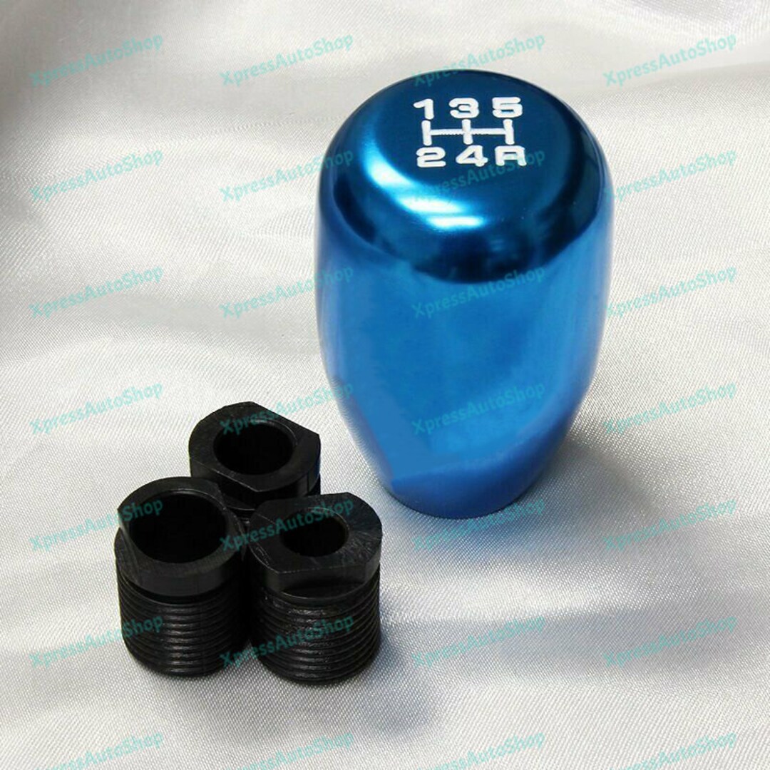Type-r JDM Blue 5-speed Manual Aluminum Transmission Shifter Knob ...