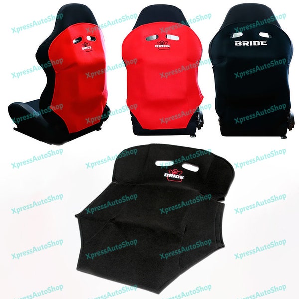 1PCS JDM Racing Seat Protector Cover Cotton Seat Dust Boot Bride Racing New