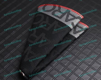 thumbnail image 2 of Recaro Racing Hyper Fabric Shift Knob Boot Cover - Universal MT/AT Shifter Accessory 2 of 6