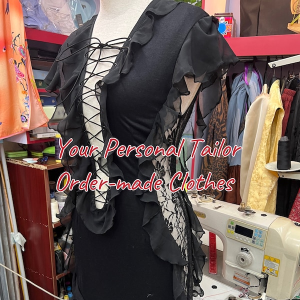 Dress maker. Seamstress Custom personalized clothing.order-made Bespoke.Tailoring dress of any style and size for according to your sketches