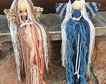 Handmade Macrame Pixie Doll