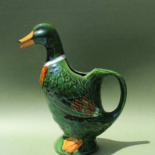 Ceramic Duck Pitcher Etsy
