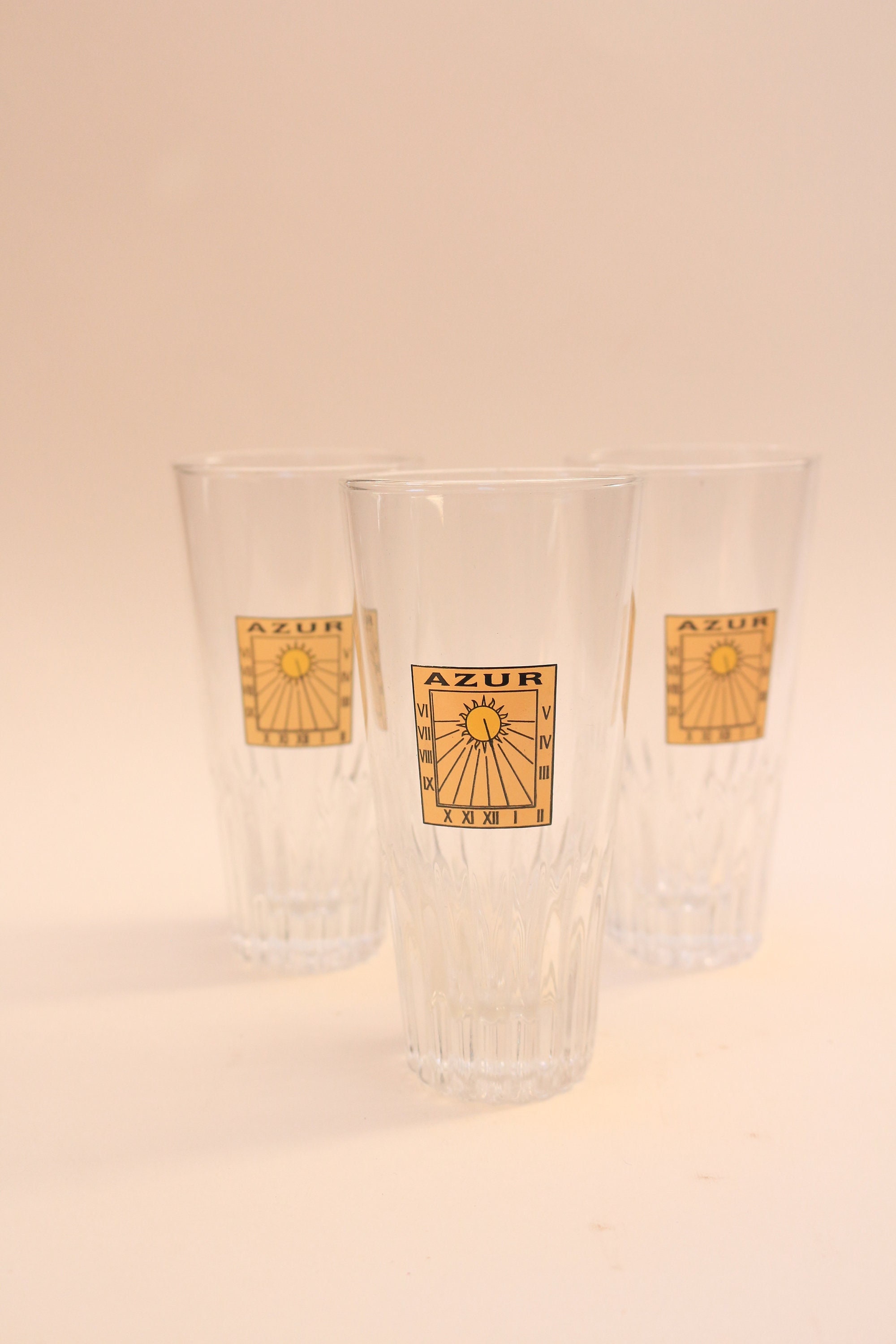Set of 3 AZUR glasses