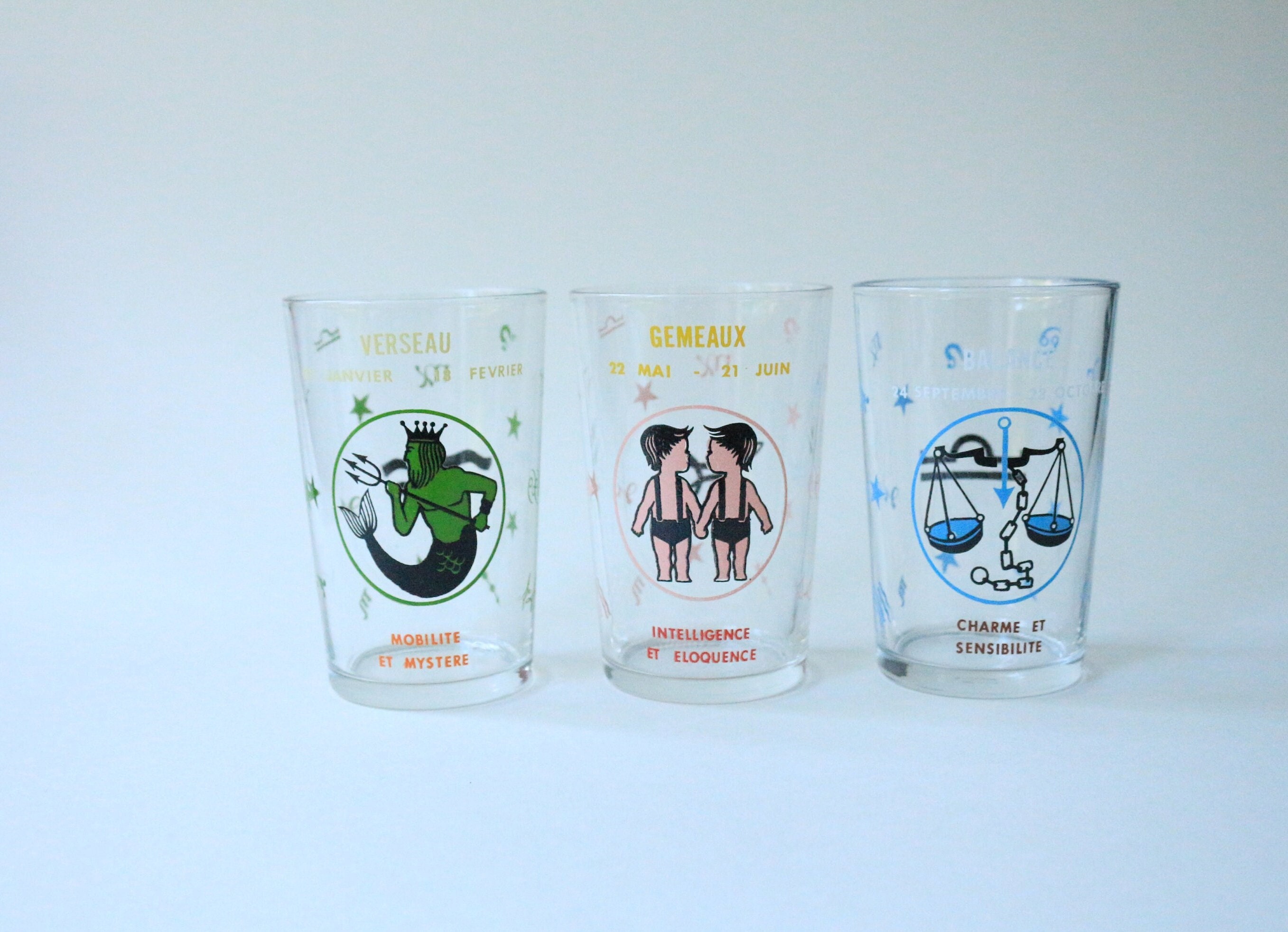 Verres Signes Astro Air