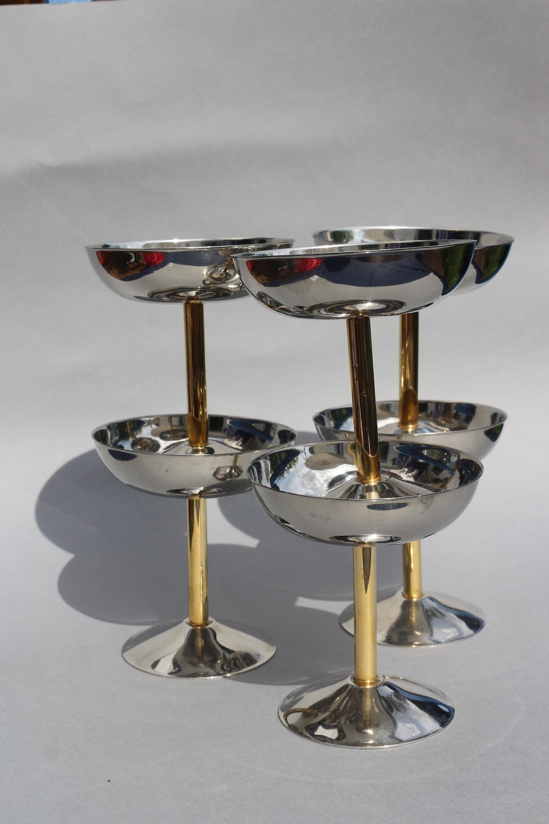Set of 6 Italian Inox Cups - Etsy