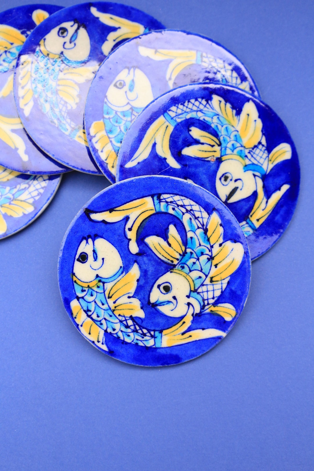 Fish Coasters - Etsy