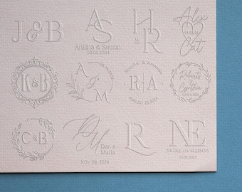 Chose Your Wedding Embosser, Personalized Wedding Embosser, Napkin Embosser, Monogram Embosser, For Envelope and Invitation, Wedding gift