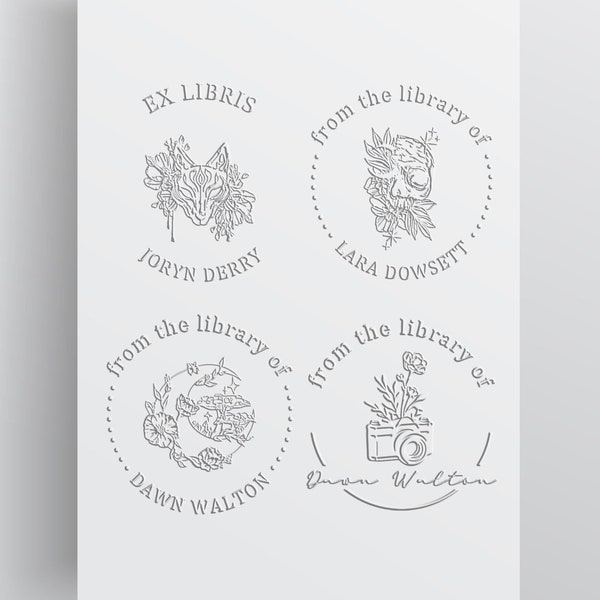 Custom Book Embosser Etsy Canada