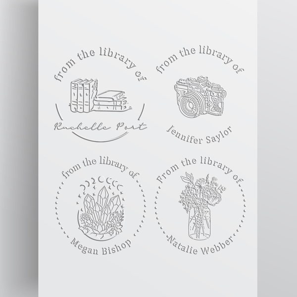 Custom Book Embosser Etsy Canada