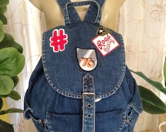 90s Cool Denim Backpack