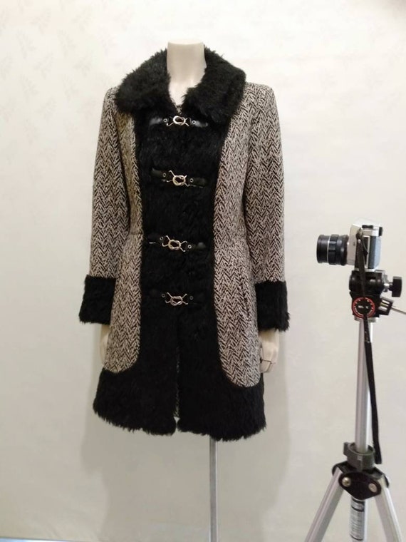 Pure Wool 1970s Mod Coat Melbourne Gem