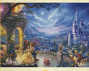 Beauty & The Beast Best of the Best - Chart Counted Cross Stitch Pattern Needlework PDF