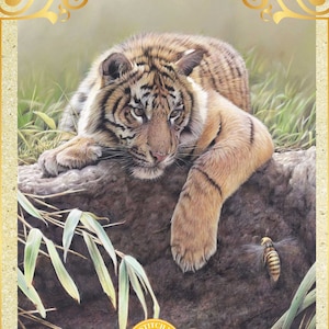 Land der Niedlichkeit Wachsame Augen Der Sand der Zeit Löwenwald Eichhörnchen Tiger - Stickvorlage Zählmuster PDF
