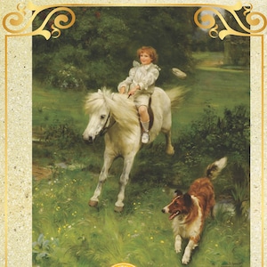 Jinete del caballo - Gráfico contado patrón de punto de cruz costura PDF