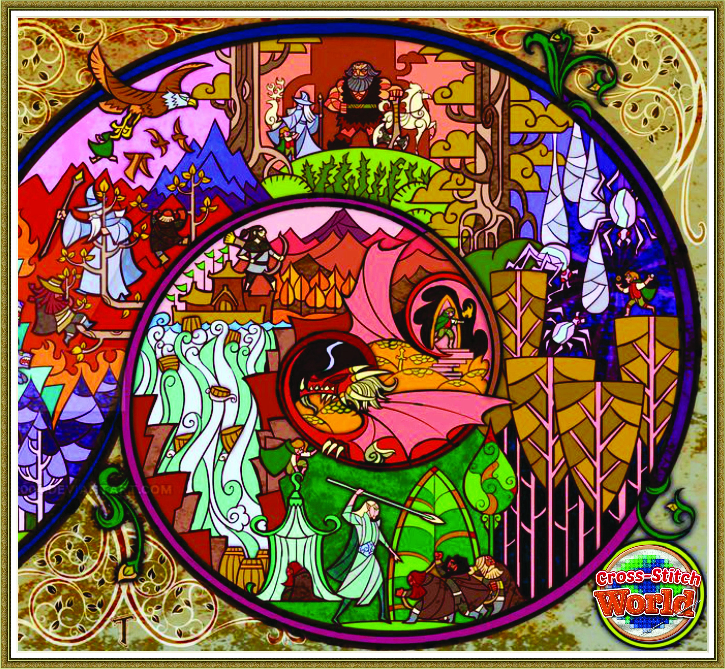 The Lord of the Rings - Chart Counted Cross Stitch Pattern