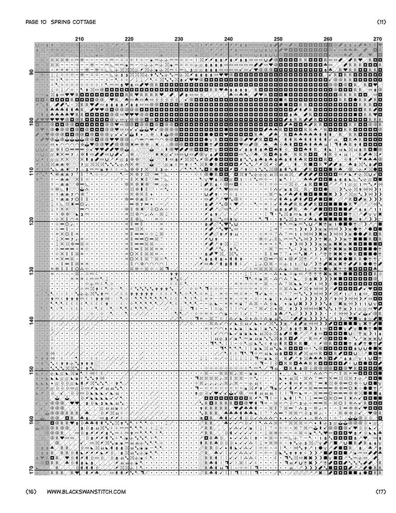 Spring Cottage Cross Stitch Saga Digital Pattern, PDF, XSD Saga - Etsy
