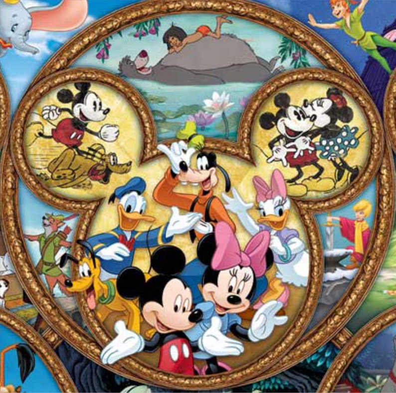 Disney World Chart Counted Cross Stitch Pattern Needlework PDF - Etsy