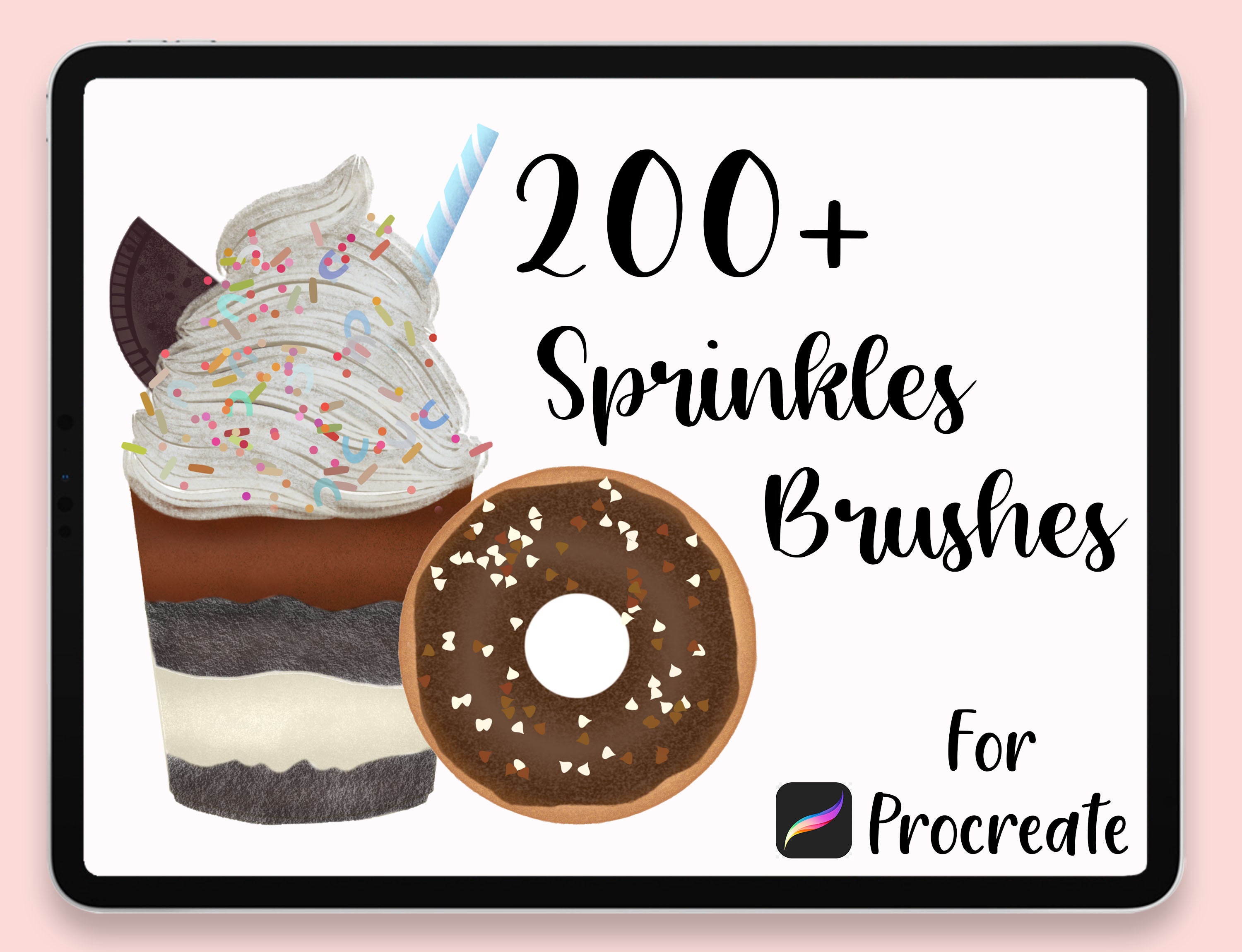 Procreate Sprinkles, Procreate Sprinkles Brushes, Procreate Confetti