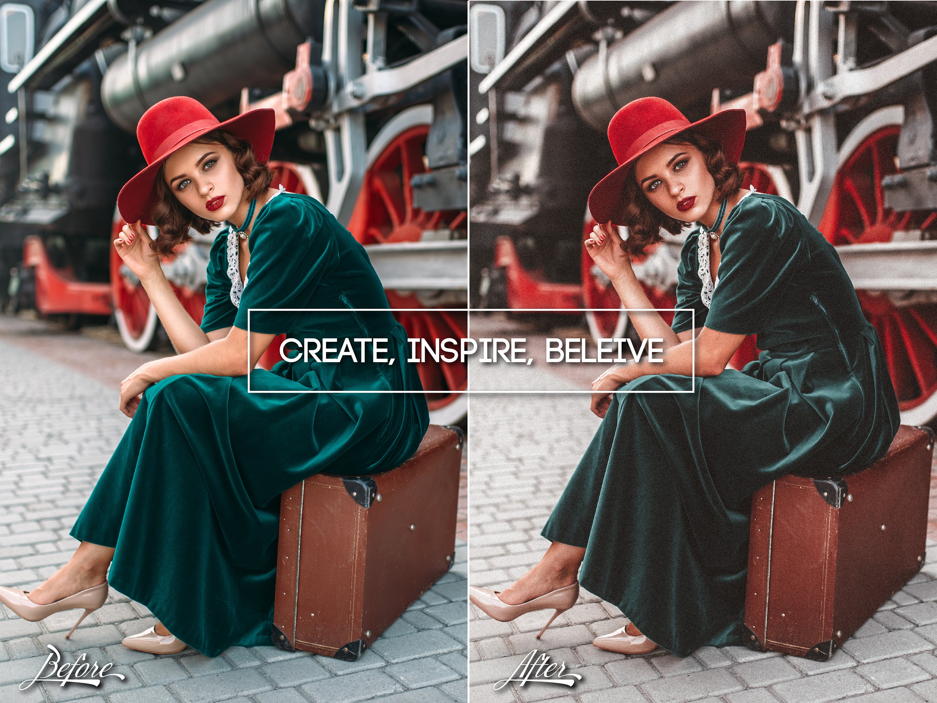 20 Vintage Retro Lightroom Presets 20 Luts for Lightroom Mobile