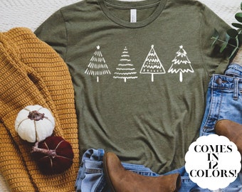 Christmas Tree Shirt, Christmas Shirt for Women, Unisex Christmas Tee, Christmas Tshirt, Shirts for Christmas, Holiday Tshirt