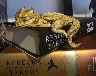 Baby dragon Bookcase Shelf Sitters for Fantasy & Romantasy Fans