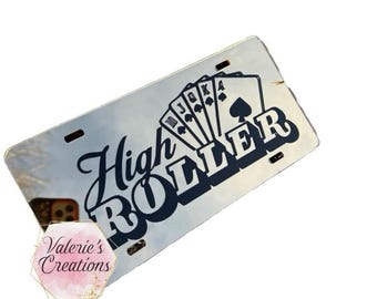 Tablica rejestracyjna High Roller 3 MM chromowana