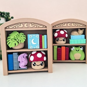 Mini Bookshelf Clicker | Custom Desk Toy, Sensory Fidget, Teacher Gift