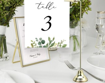 Gold, Rose gold, Silver, Matt Black stand: Chic Wedding Place Card Display Brass Stand, Table Number Stand, Signage Gold Price card stand