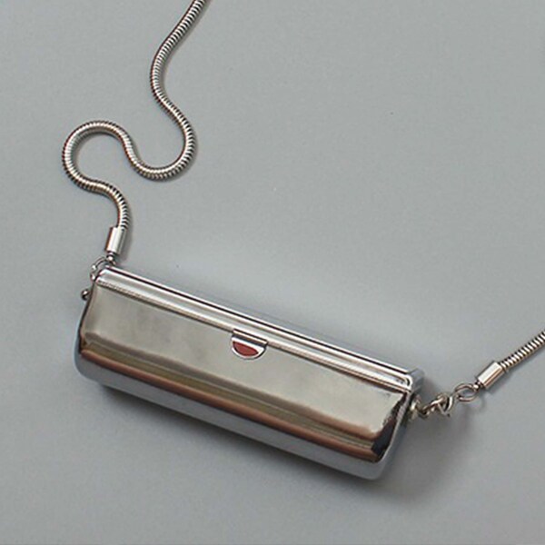 Vintage Lipstick Holder and Mirror Etsy