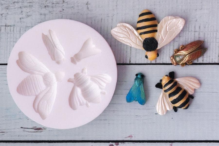 Shop Bumble Bee Fondant Mold, Silicone Molds at Bakers Party Shop