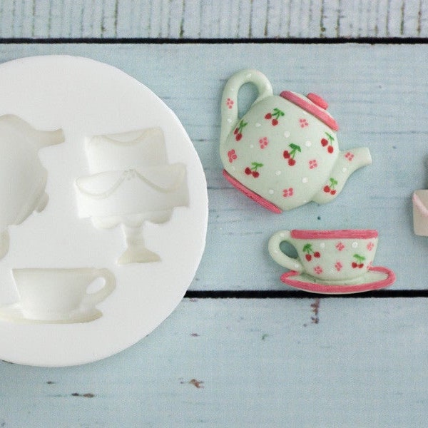 Teapot Fondant Etsy
