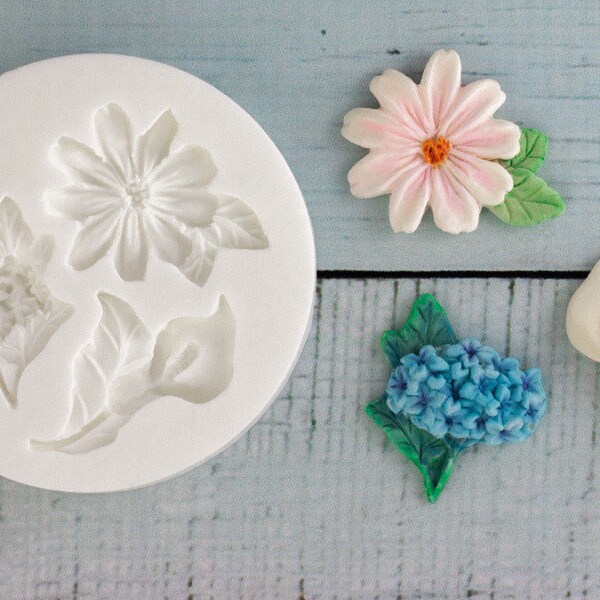 Fondant Hydrangea Etsy