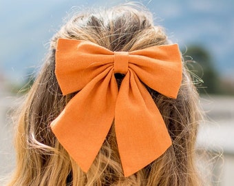 Noeud cheveux | Barrette | Automne | Accessoire cheveux | Cadeau femmes & ados