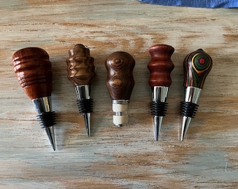 Wooden Wine Stopper, Handmade Wine Bottle Stopper, Wine Bottle Stopper, Wooden bottle stopper, Anniversary Gift, Housewarming Gift,