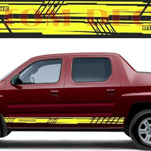 Racing Stripes Decal Best Design Line Vinyl stickers Compatible with Honda Ridgeline
