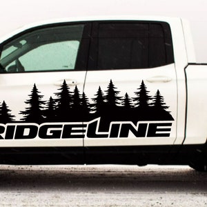 Forrest Logo Design Line Vinyl stickers Compatible with Honda Ridgeline 2022 All Models HPD ADV