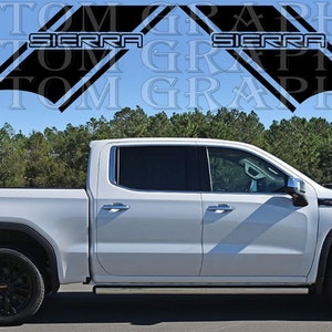 Premium Vinyl stickers Compatible with Sierra New Rear Design Exclusive car decals