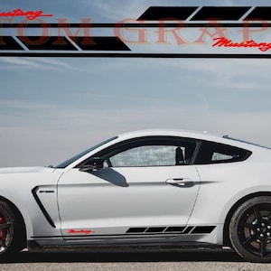 Figuur Ontwerp nieuwe Lijn Deur Decal Sticker Vinyl Sport Compatibel met mustang Alle modellen maat: