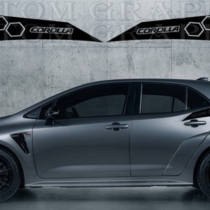 Premium Vinyl Sticker Compatible With Corolla New Honey Design