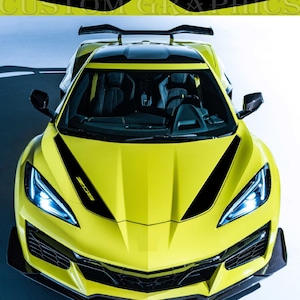 Vinyl Sticker Compatible with Corvette Z06 New Style Design Vinyl Decal