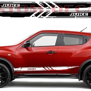 Juke Racing Line Vinyl Decal Stickers: Vehicle Enhancement