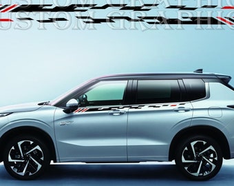 2 colors New Style Design Decal Sticker Vinyl Compatible With Outlander PHEV