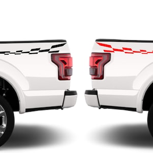 Finish Line Design Decal Sticker Vinyl Compatible with Raptor F150 All Models size