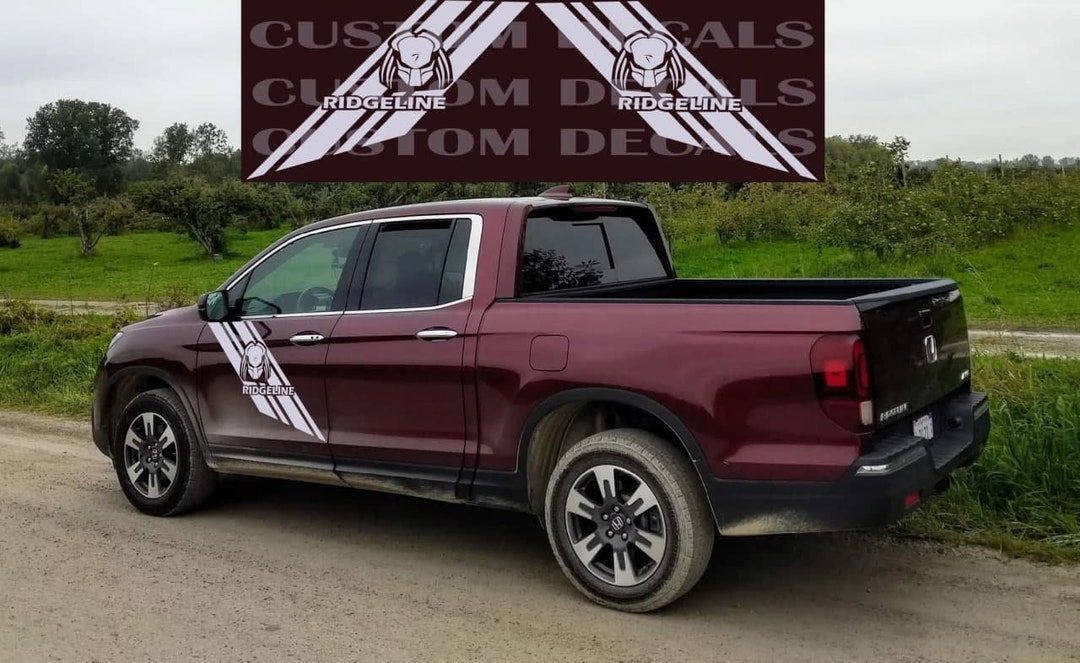 Premium Vinyl Stickers Compatible With Honda Ridgeline Racing Stripes ...