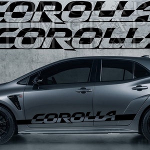 Premium motorkap vinylsticker compatibel met Corolla-stijlontwerp Beste cadeaus Auto-styling
