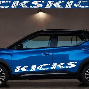 Logo Design Line Decal Sticker Vinyl Compatible with Nissan Kicks All Models